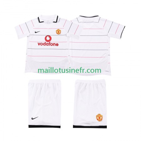 Maillot de Foot Manchester United 2003 2006 Troisième Retro - Enfant
